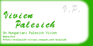 vivien palesich business card